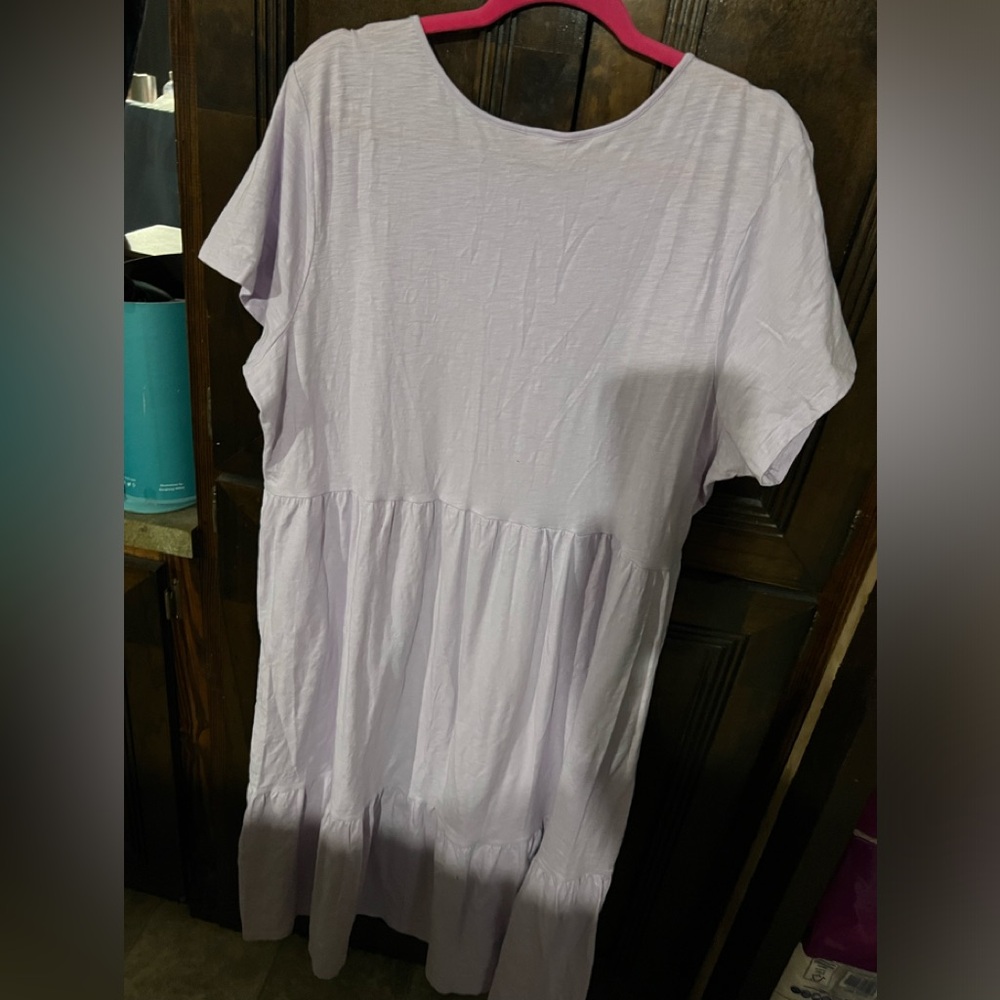 Old Navy Lavender Tiered Maxi Dress
